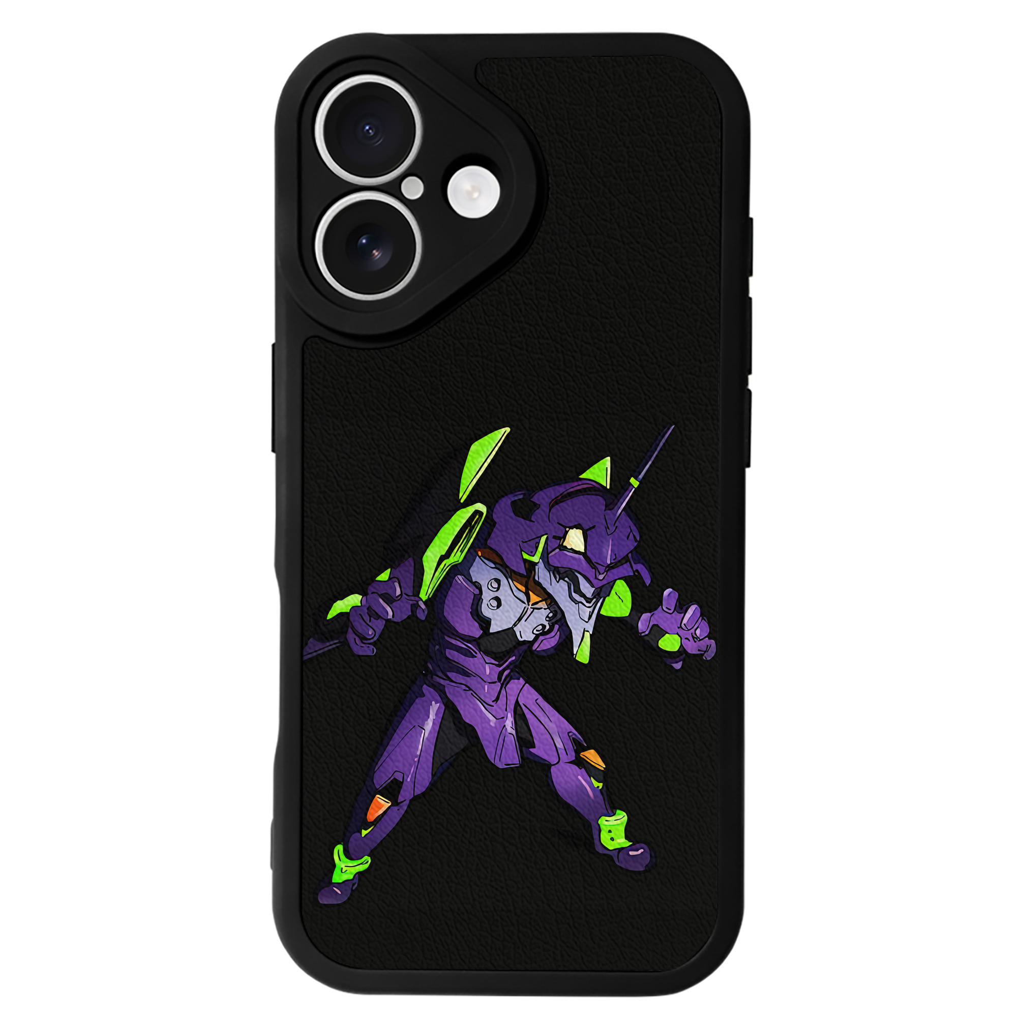 （画像用） EVA 新世紀エヴァンゲリオン 【iPhone 16シリーズ対応】シリコンスマホケース（レザー調） 材質：シリコン